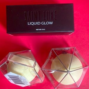 SAINT LUXE ROSE GOLD LIQUID GLOW & 2 BASEBLUE MINI AIRSPONGES